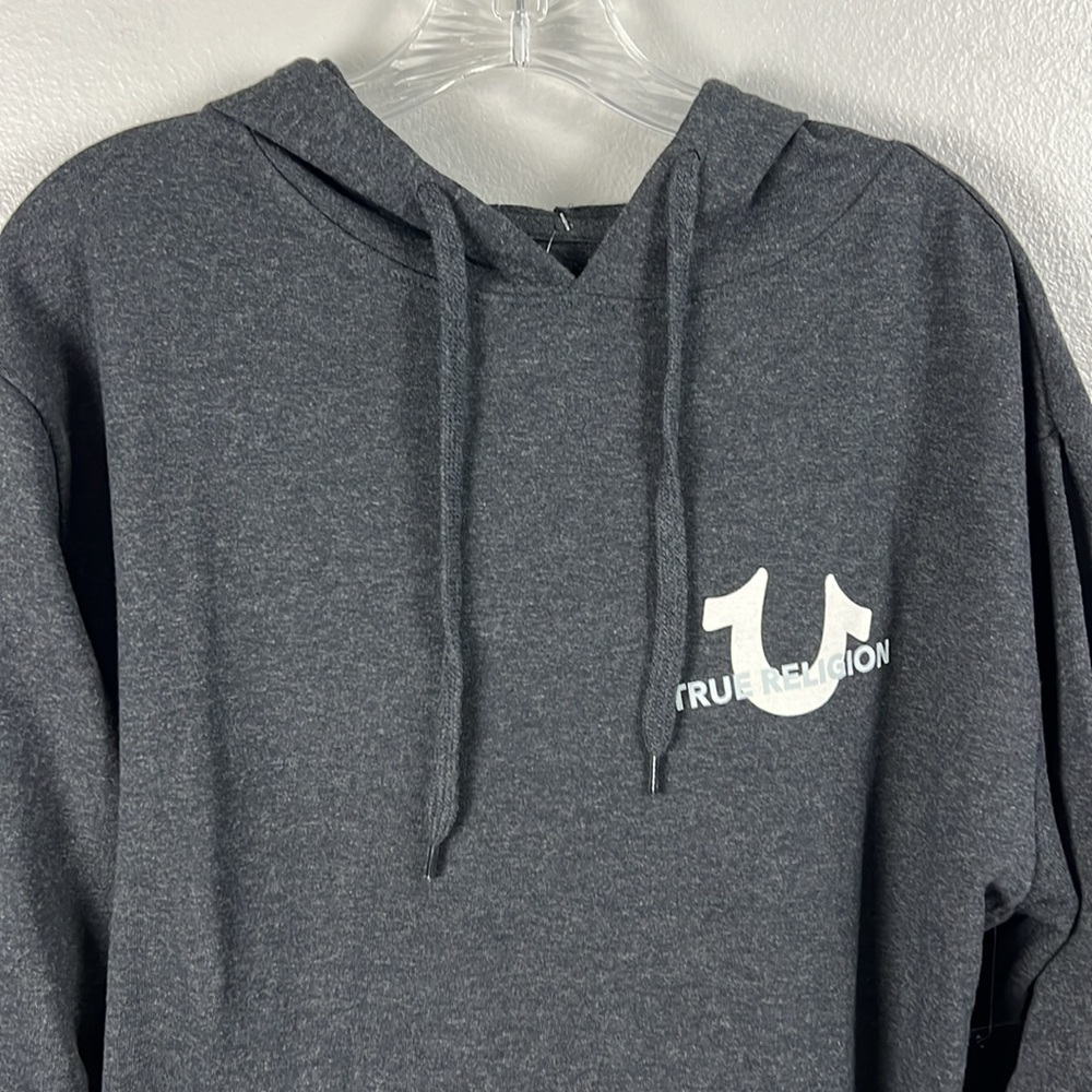True Religion Slanted TR hoodie pullover - size L
